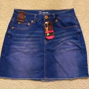 NOBO mid rise jean skirt size 9